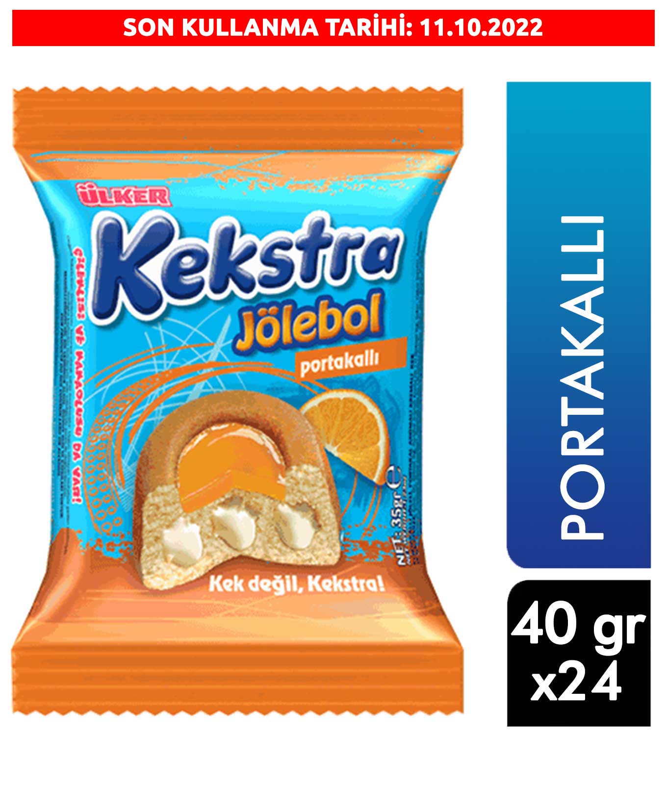 ÜLKER KEKSTRA PORTAKALLI 40 GR 24 LÜ 68690504067766 | FmcgStore.com