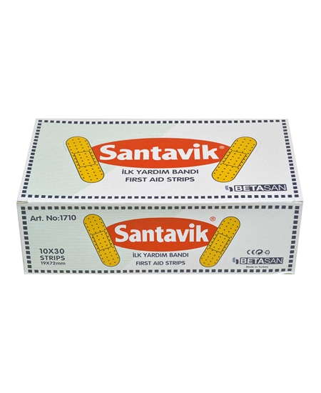 santavik, ilkyardım bandı, yara bandı, kumaş yara bandı, yarabandı