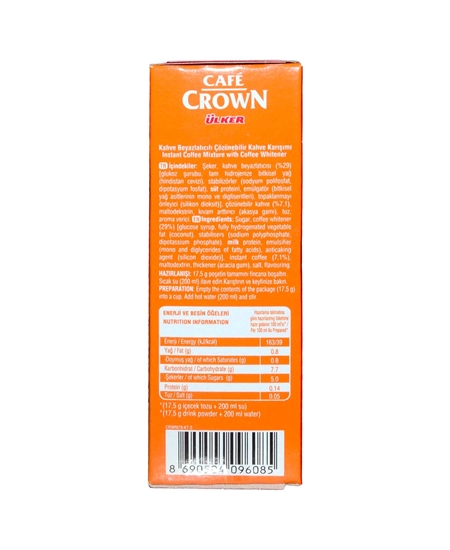 Cafe Crown , kafe kırovn, kahve, toz kahve, çözünebilir kahve, şekerli kahve, kremalı kahve, 3ü1 arada, toptan kahve, tekli nescafe, tek seferlik nescafe, tek fincanlık kahve, toptan nescafe, neskafe, toptan neskafe, neskafe fiyatları