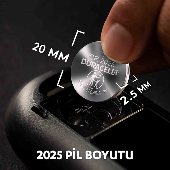 Picture of Duracell Lithium Button Battery 2025 2's 3 Volt 