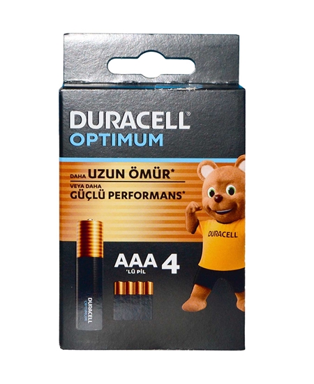 Picture of Duracell Battery Optimum Slim Pen 4 AAA
