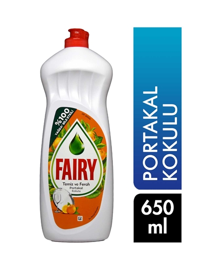 Picture of Fairy Liquid Dishwashing Detergent 650 ml Orange