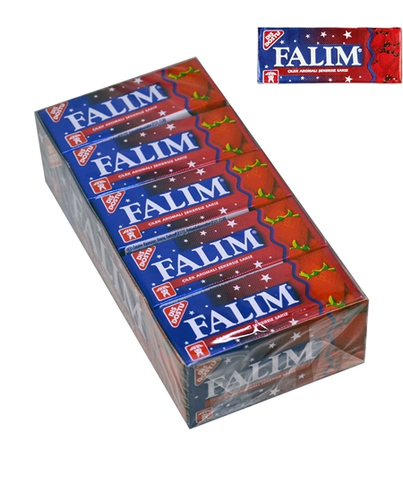 Picture of Falım Sakız 7 gr X 20'li Paket Çilek Aromalı Şekersiz