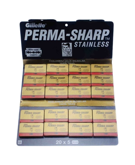 Picture of Gillette Permasharp Shaving Blade 20's x 108 Card