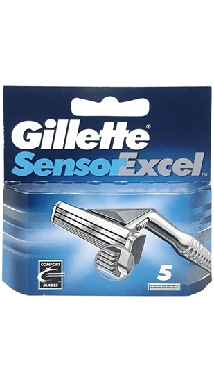 Picture of Gillette Sensor Excel Refill Razor Blade 5's