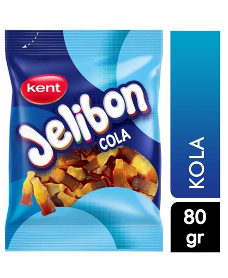 Picture of Kent Jelibon Yumuşak Şekerleme 80 gr Kola