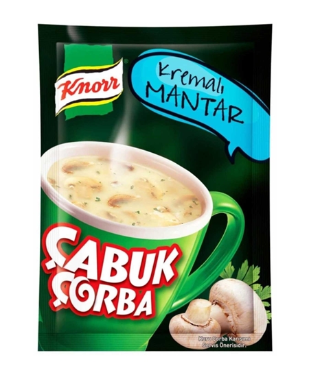 knorr, knorr hazır çorba, kolay çorba, çabuk çorba, toz çorba, gıda, toptan gıda, gıda toptancısı, kremalı mantar çorbası, bardak çorba