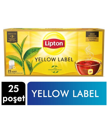 Picture of P-Lipton Yellow Label 25'li Bardak Poşet Çay 50 gr