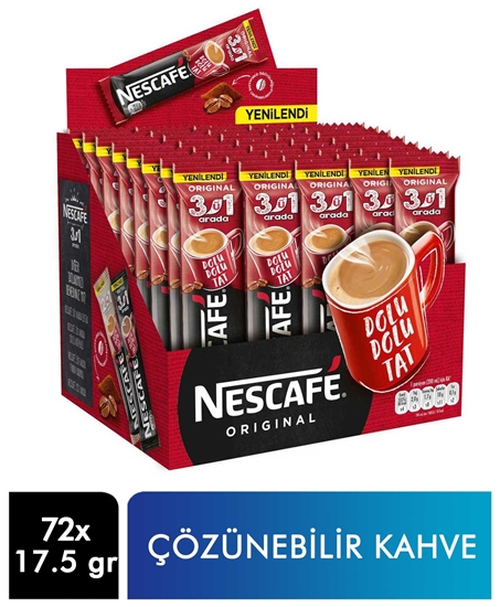 Picture of Nescafe 3 in 1 Original 72 Pieces