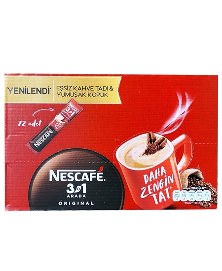 Picture of Nescafe 3 in 1 Original 72 Pieces