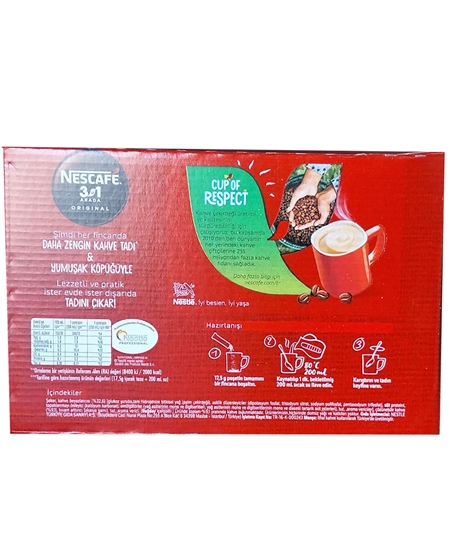 Picture of Nescafe 3 in 1 Original 72 Pieces