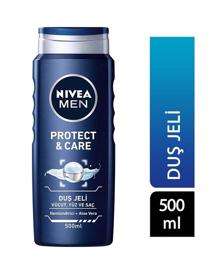 Picture of Nivea Men Hair and Body Shampoo 500 ml Protect & Care