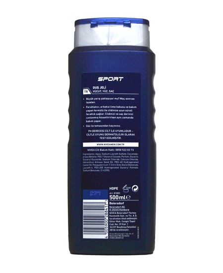 Picture of Nivea Men's Shower Gel 500 ml Sport