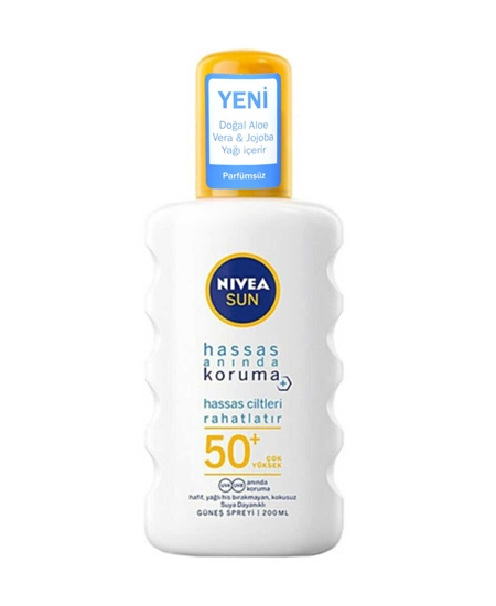 Picture of Nivea Sun Spray 200ml Sensitive 50+SPF