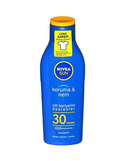 Picture of Nivea Sun Sun Lotion 200ml Protection and Moisturizing  30+ SPF