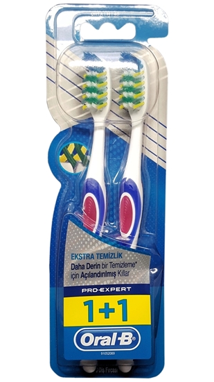 Picture of Oral B ToothBrush 1+1 Pro-Expert Extra Clean - Medium