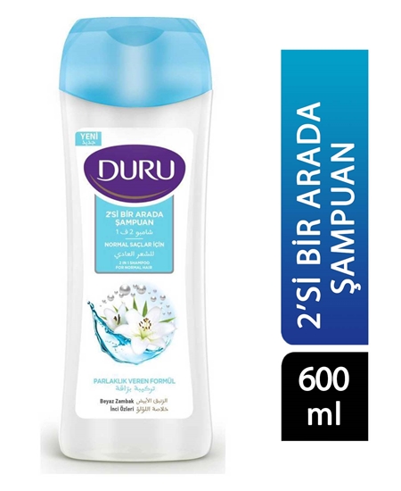 Picture of Duru Şampuan 2si 1 Arada 600 ml Normal Saçlar İçin