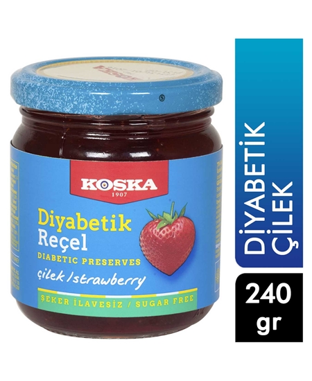 Picture of Koska Diyabetik Çilek Reçeli 240 gr