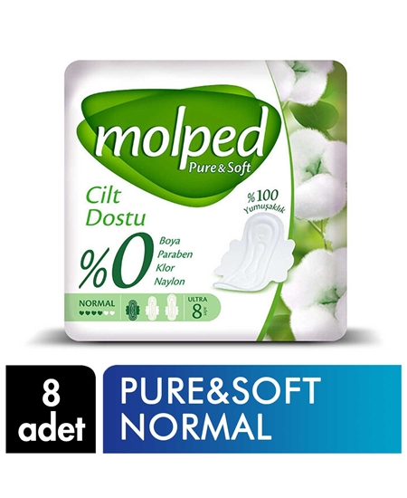 Picture of Molped Hijyenik Ped Pure&Soft 8'li Normal