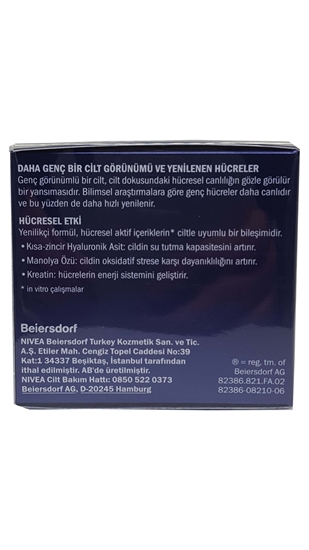 nivea, niveya, nivea krem, güzellik kremi, kırışıklık kremi, kırışıklık giderici krem, gerginleştirici krem, gençleştirici krem, yüz kremi, cilt kremi, gece kremi, Nivea Cellular Gece Kremi satın al, Nivea Cellular Gece Kremi fiyat