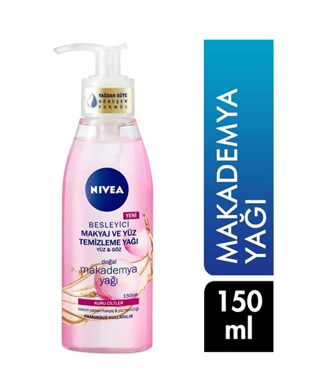 Picture of Nivea Make Up and Face Cleansing Oil 150 ml Natural Macaroni Oil