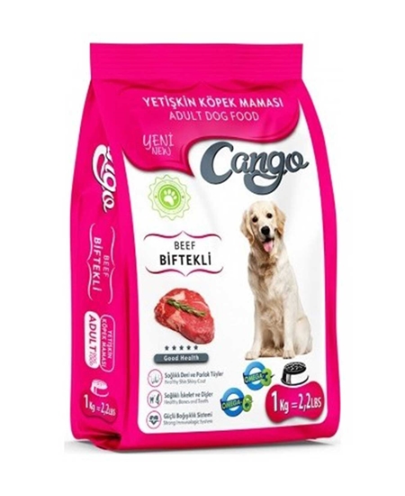 Picture of Cango Yetişkin Köpek Maması 1 kg Biftekli