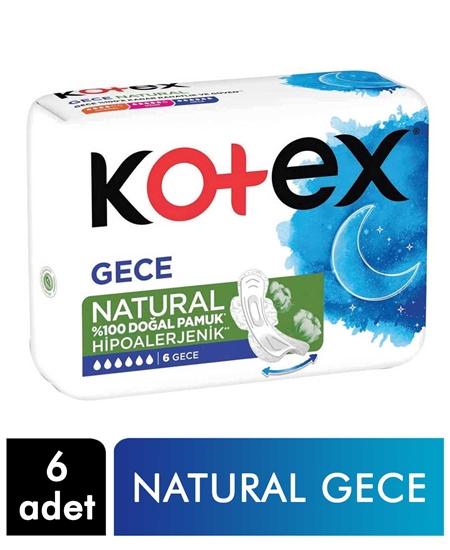 Picture of KOTEX NATURAL ULTRA SINGLE GECE (6X24)