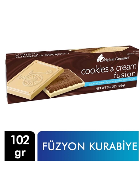 Picture of Orjinal Gourmet Füzyon Kurabiye 102 gr Beyaz