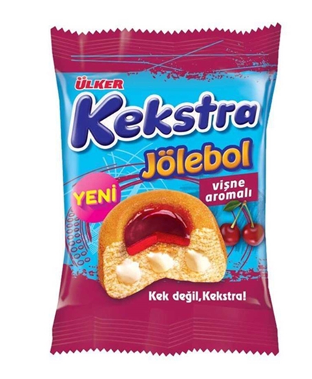 Picture of p- Ülker Kekstra Jölebol Vişne 40 gr X 24'lü Paket