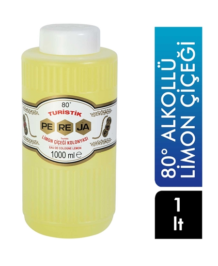 Picture of Pereja 80° Alkollü Kolonya 1000 ml X 12'li Koli Limon Çiçeği