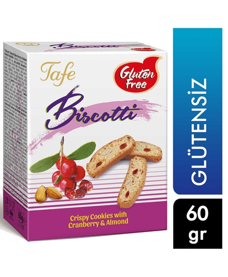 Picture of Tafe Biscotti  Yaban Mersinli Kurabiye 60 gr Glütensiz