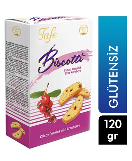 Picture of Tafe Biscotti Yaban Mersinli Kurabiye 120 gr Glütensiz