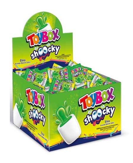 Picture of Toybox Dolgulu Sakız 4 gr X 100'lü Paket Çilek Aromalı