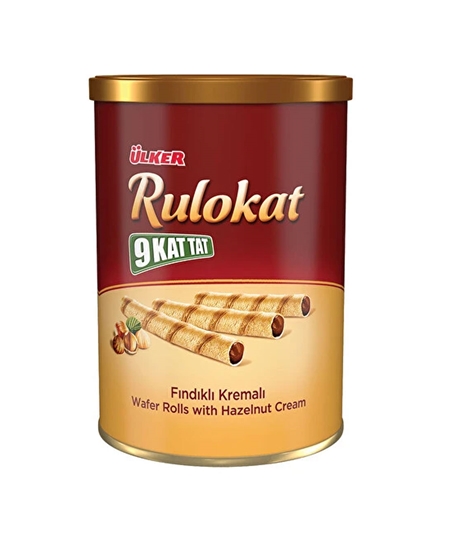 Picture of p- Ülker Rulokat Gofret 170 gr X 6'lı Koli Fındıklı