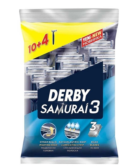 Picture of Derby Samurai 3 Traş Bıçağı 14' lü Lady