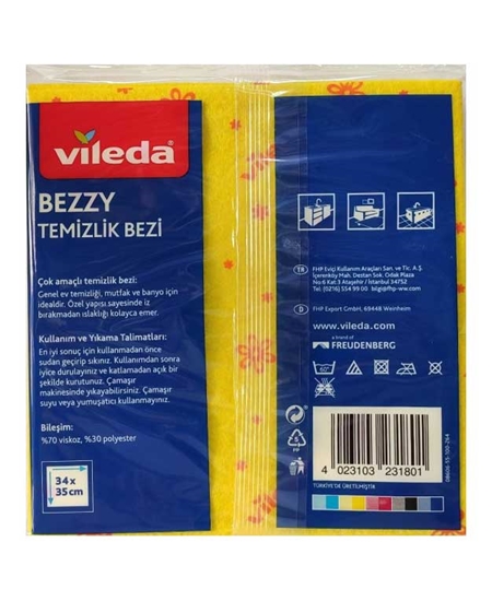 Picture of Vileda Bezzy Temizlik Bezi 5'li Paket