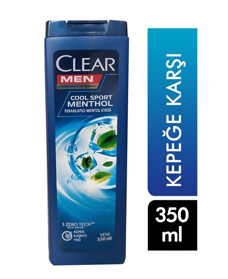 Picture of Clear Men Şampuan 350 ml Cool Sport Mentol Kepeğe Karşı Etkili