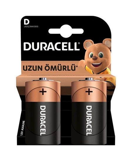 Picture of Duracell Basic Battery D Size 2's