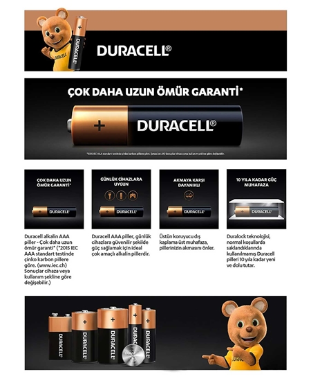 Duracell, AAA pil, ince kalem pil, kalem pil, pil, pil fiyatları, pil çeşitleri, kumanda pili, saat pili, ince pil, kalem piller, toptan pil satın al, toptan duracell, duracell fiyatları