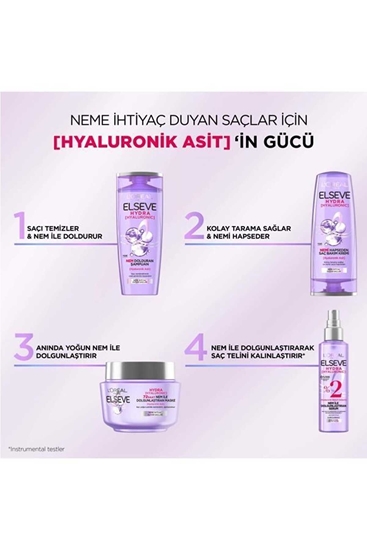 Picture of Elseve Hydra Hyaluronic 390 ml Nem Dolduran Şampuan