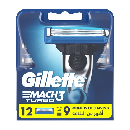 Picture of Gillette Mach3 Turbo Blade 12s Eu Pack
