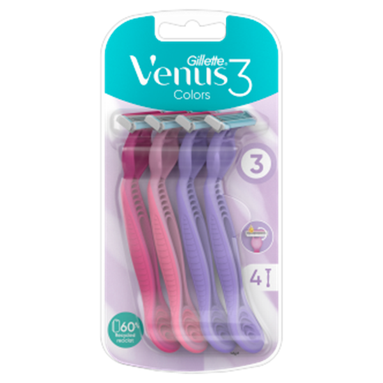 Picture of Gillette Venus3 Colors Disposable Blister 4’s