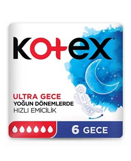 Picture of Kotex Hygienic Pads Ultra 6's Night