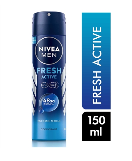 Picture of Nivea Men Deodorant Spray 150 ml Fresh Active