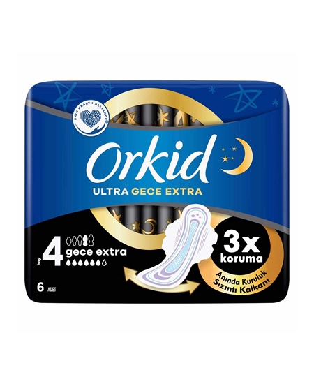 Picture of Orkid Hijyenik Ped Ultra Extra 6'lı Gece