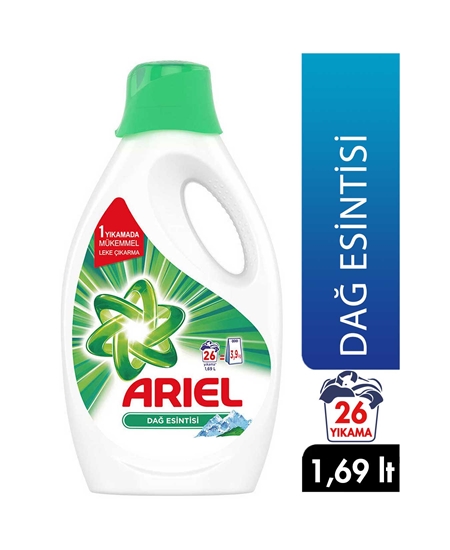 Picture of  Ariel Liquid Laundry Detergent 1,69 Lt Mountain Breeze