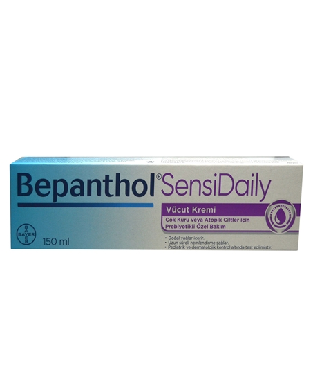 Picture of Bepanthol SensiDaily Vücüt Kremi 150 + 50 gr Bebek Pişik Önleyici Krem Hediye