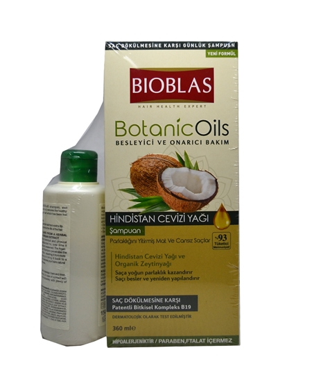 Picture of Bioblas Şampuan 360 ml Hindistan Cevizi Yağlı Çok Kuru Saçlar İçin