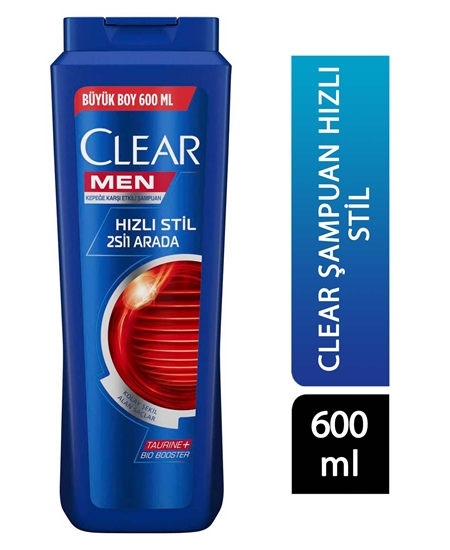 Picture of  Clear Men Shampoo 600 ml Quick Style 2 in 1