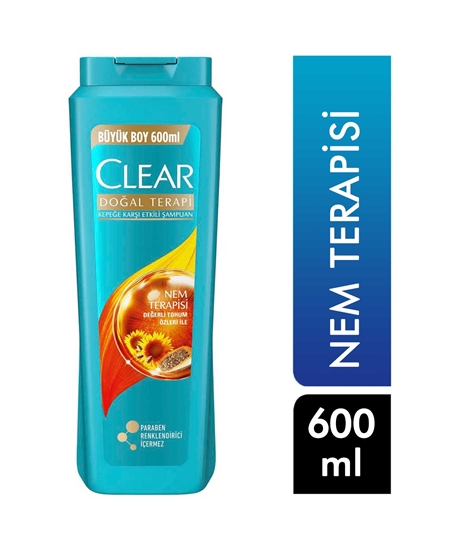 Picture of Clear Şampuan 600 ml Nem Terapisi